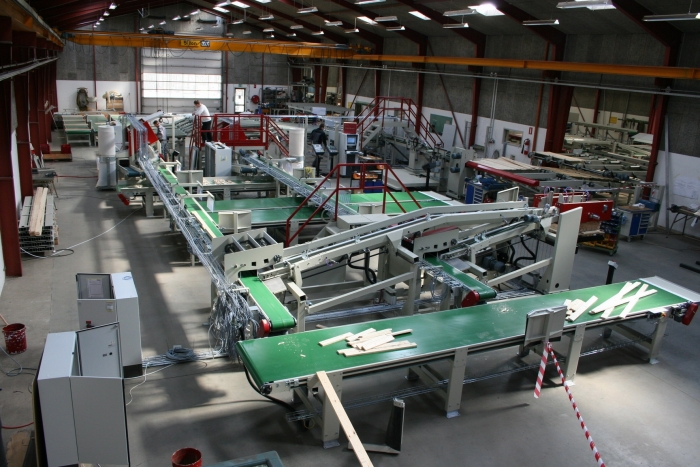 Автоматические деревообрабатывающие заводы с линиями оптимизации