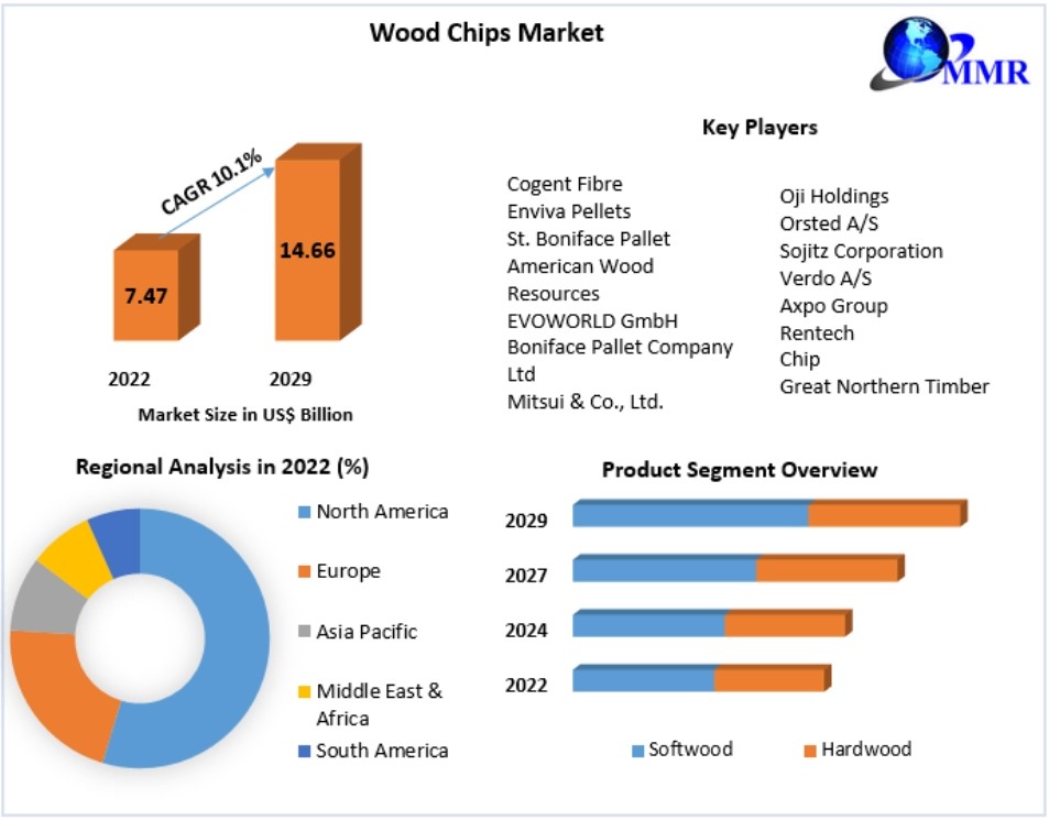анализ и прогноз на 2023-2029 годы по рынку древесной щепы
