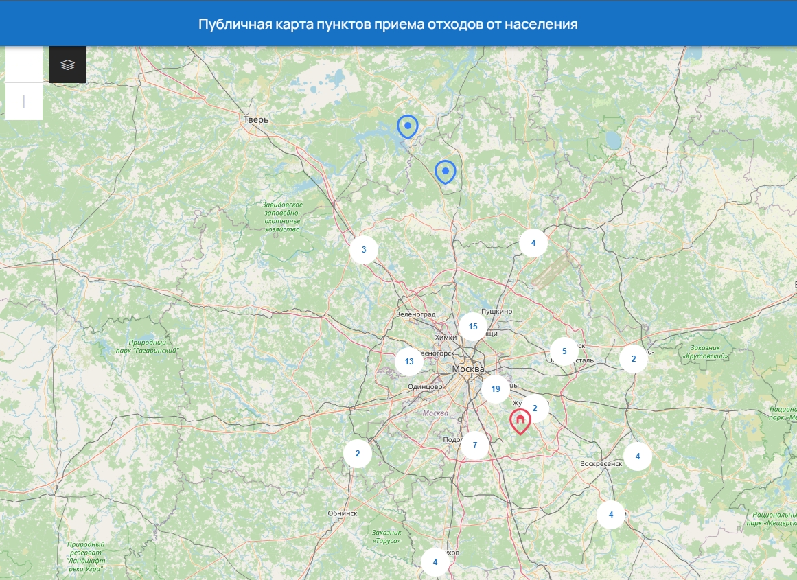 в россии запустили интерактивную карту мест приема батареек и опасных отходов